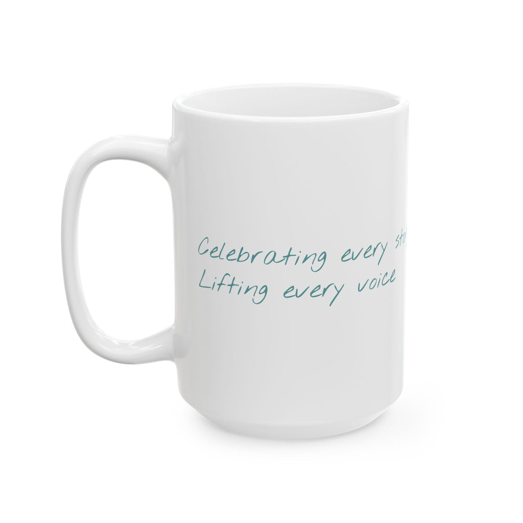 Inspirational Ceramic Mug, Uplifting Pottery Cup, Supportive Coffee Cup, Motivational Drinkware, Perfect Gift for Friends